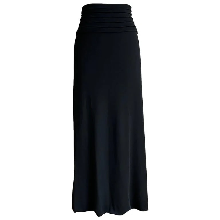 Giorgio Armani — Giorgio Armani Unworn 1990s Midi Skirt With Pleat Detail At Waist — Clothing — resale