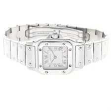 Cartier Santos GalbeeSM W20017D6 Beige Dial Quartz Watch_957522 2