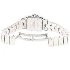 Cartier Santos GalbeeSM W20017D6 Beige Dial Quartz Watch_957522 4