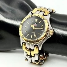 TAG Heuer S95-213M Professional Date 31mm Quartz Silver Gold Japan 2