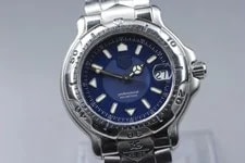 Tag Heuer 6000 WH1215-K1 Navy Blue Dial 35mm Date Quartz Near 3