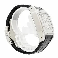 6wcb0101 Cartier Santos 100MM W20106X8 Silver Dial S Unise 3