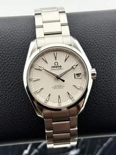 Omega Seamaster Aqua Terra 38.5mm White Teak Automatic 231.10.39.21.02.001 Clean 3