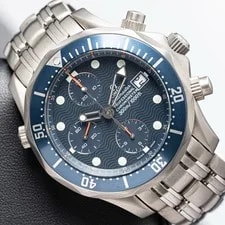Omega Seamaster Titanium Professional Chronograph Blue Dial - 2298.80 2