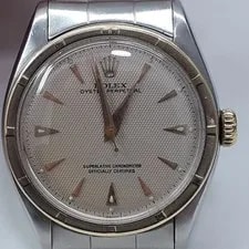 Rolex — Rolex 34 Mm Two Tone Honeycomb Dial Automatic 6085 Circa 1963 — Watch — resale