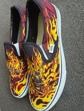 Vans Classic Slip-On 'Samurai Rising' Skull 3