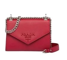 Prada — Prada Monochrome Envelope Flap — Handbag — resale