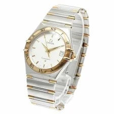 Omega Constellation Date Half Bar Quartz ’S B Grade From Japan 3