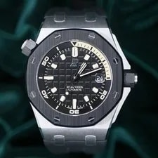 Audemars Piguet — Audemars Piguet Royal Oak Offshore Diver 18K White Gold Full SET 15720CN — Watch — resale