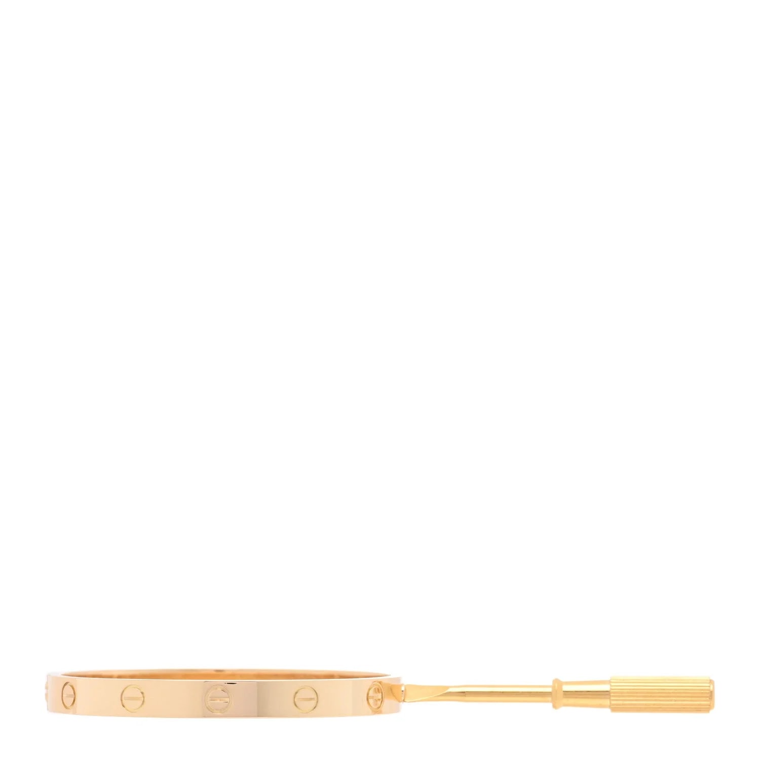 18K Yellow Gold Medium Love Bracelet 16 3