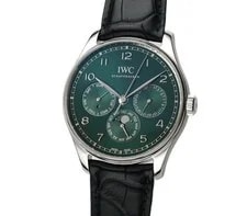 IWC — IWC Portuguese 42mm Perpetual Calendar Green Dial IW344207 - 2023 — Watch — resale