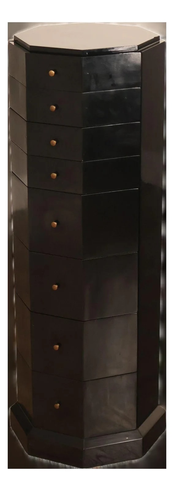 Maitland - Smith — Maitland Smith Octagonal Jewelry Or Lingerie Chest — Furniture — resale