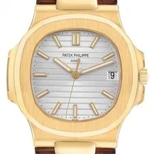 Patek Philippe — Patek Philippe Nautilus Yellow Gold 5711J 5711 Box Papers — Watch — resale