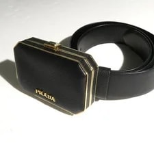 Prada — Prada Belt With Vanity Case Unused — Handbag — resale