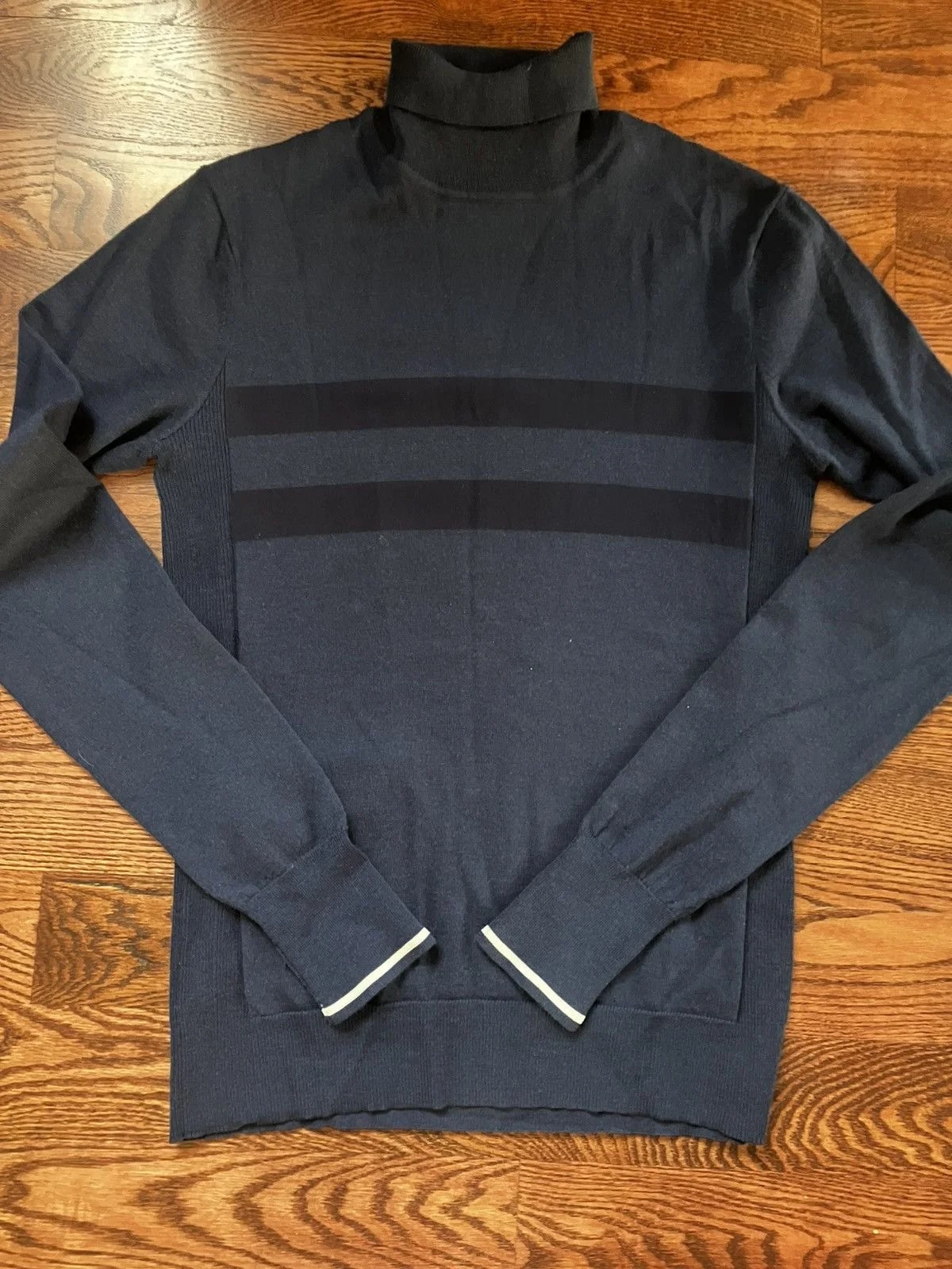Merino Navy Rollneck 2