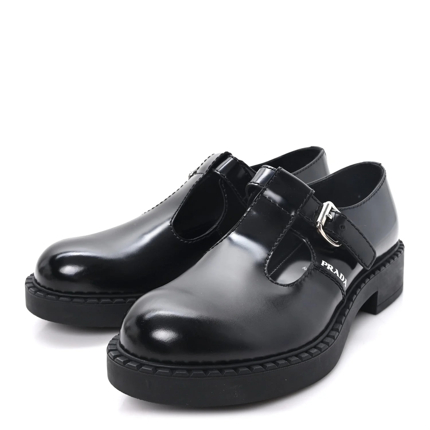 Spazzolato Mary Jane T Strap 40mm 9 4