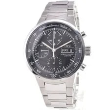 IWC Schaffhausen IW370708 Black SS Chronograph Day Date Automatic 2