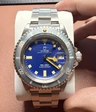 Tudor Prince Oysterdate Submariner Blue Dial 40mm Diver 200m Auto Date 2