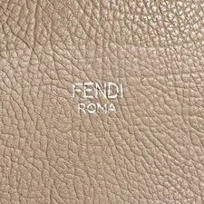 Fendi By the Way Large Greige 2 Way Top Handle Auth From Japan 4