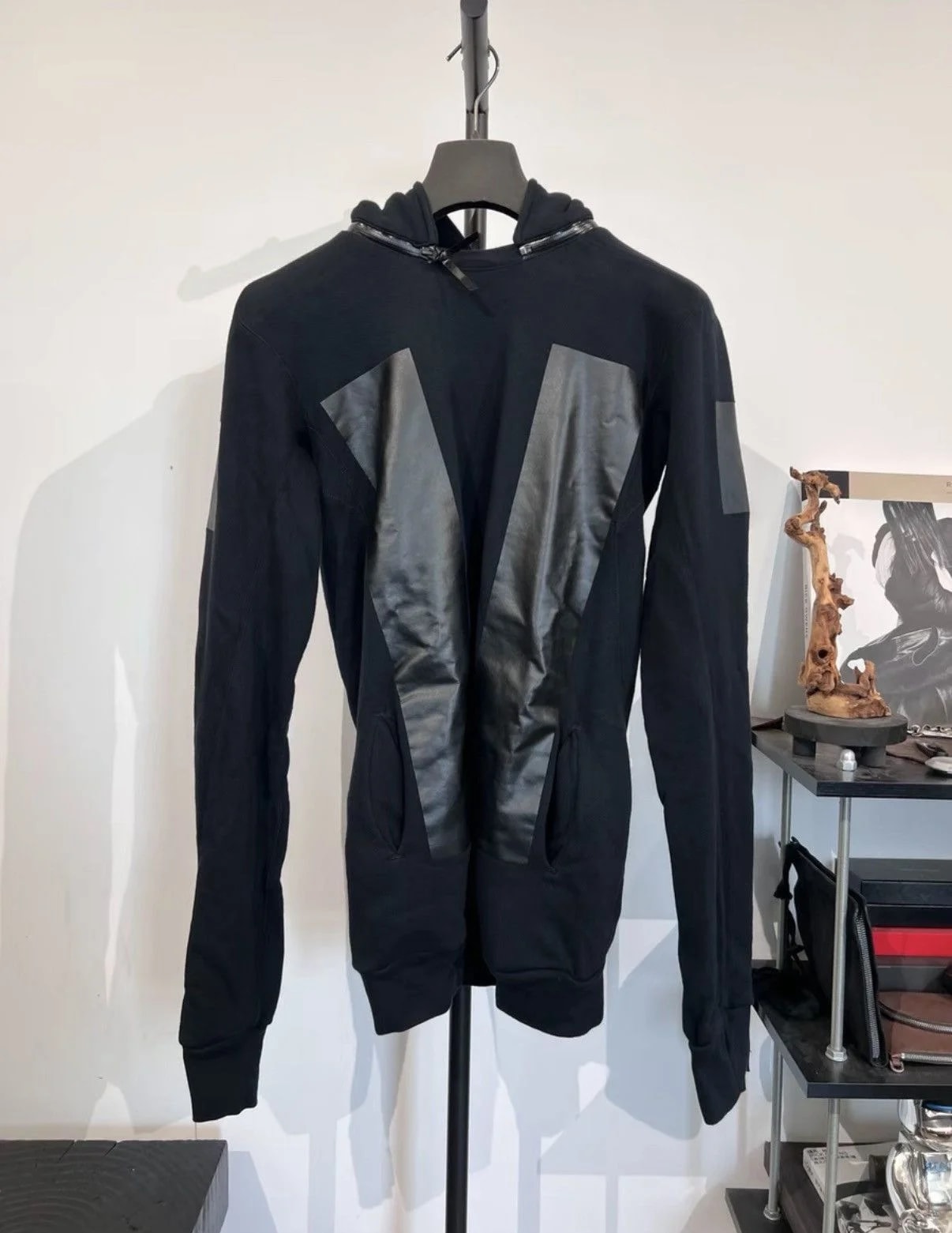 Boris Bidjan Saberi Lined Print Hoodie K35 — streetwear — resale