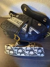Dior — Christian Dior Saddle Monogram Hardware Detachable Strap — Handbag — resale