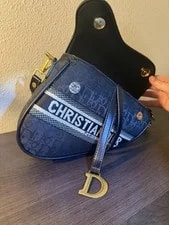Christian Dior Saddle Monogram Hardware Detachable Strap 4