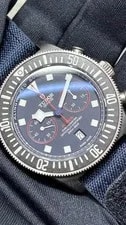 Tudor Pelagos FXD Chrono 25807KN Automatic Date 43mm 200M Blue Dial Carbon 4