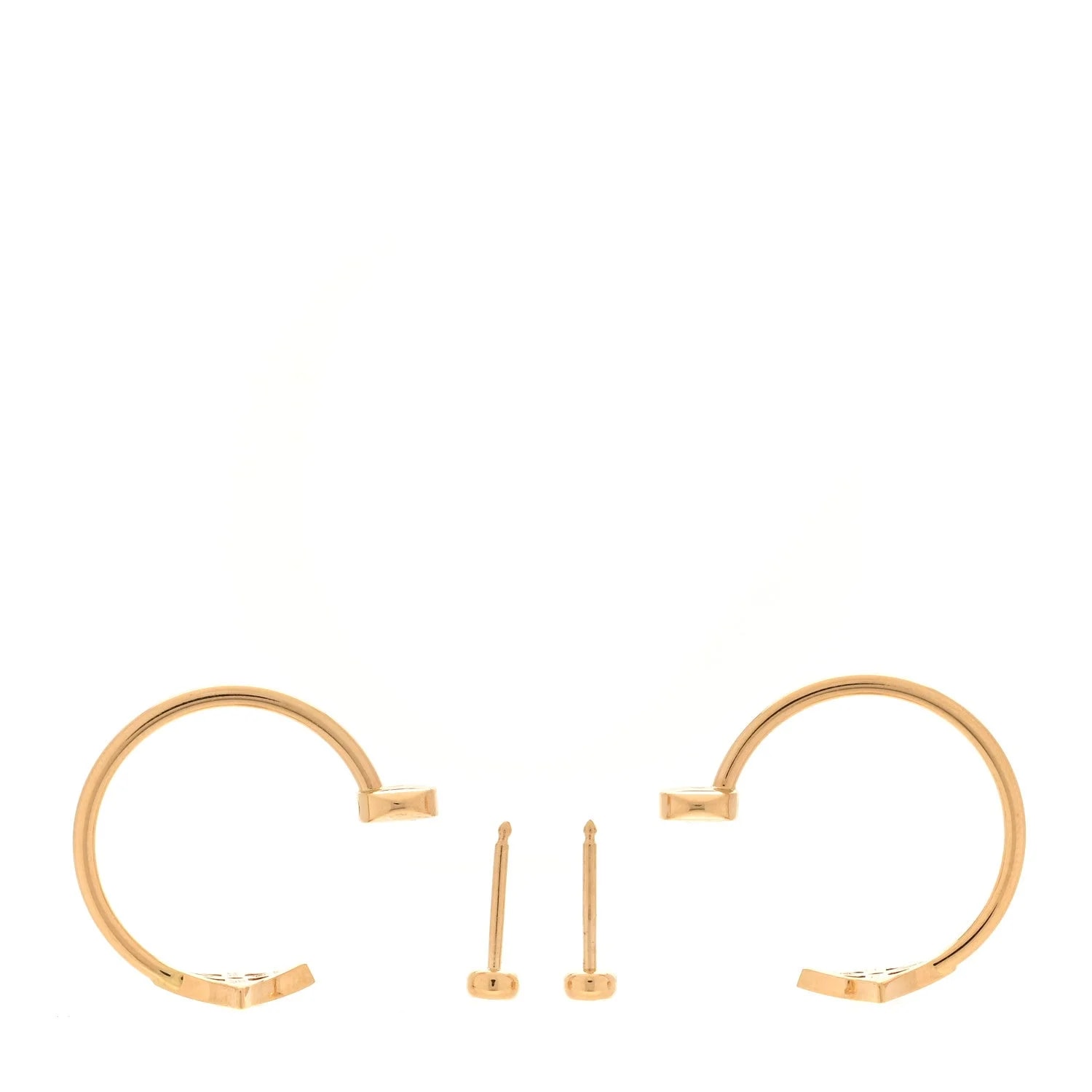 18K Yellow Gold Small Idylle Blossom Hoop 3