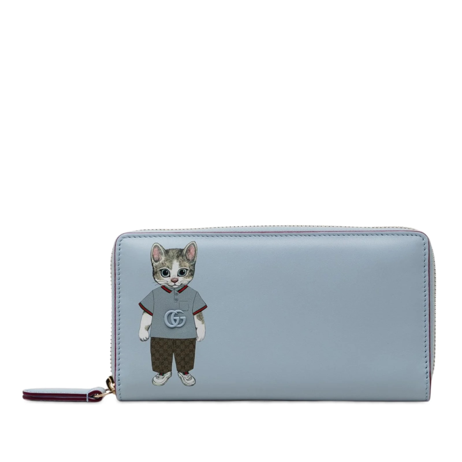 Gucci — Yuko Higuchi Cat Boris Zip Around Wallet — Handbag — resale