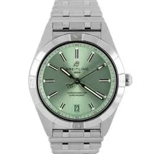 Breitling — Breitling Chronomat Automatic 36 Papers Steel Green 36mm A10380 Box — Watch — resale