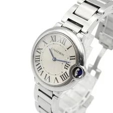 Cartier Ballon Bleu MM W69011Z4 28mm Silver Dial #TGW224 2