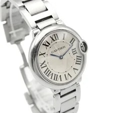 Cartier Ballon Bleu MM W69011Z4 28mm Silver Dial #TGW224 3