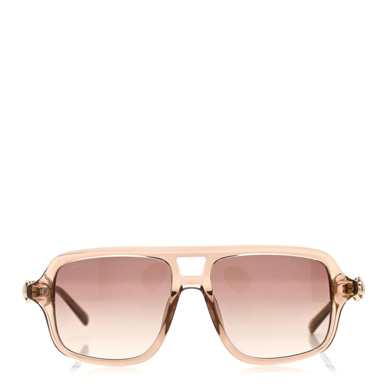 Acetate Horsebit Frame Sunglasses GG2052S Transparent 2