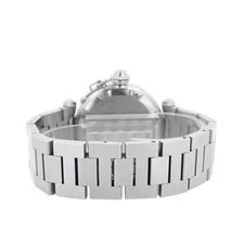 Cartier Pasha C Big Date W31044M7 Stainless Steel 35mm White Dial #DMW160 3