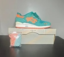 Asics — Size 9.5 - Ronnie Fieg X Asics Gel Lyte 3 Miami — Sneaker — resale