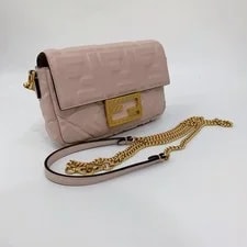 Fendi Baguette Mini Embossed - Good #1KSLJ8H 3