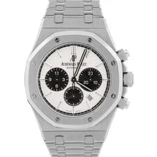 Audemars Piguet — 2018 Papers Audemars Piguet Royal Oak Chronograph Panda Steel 41mm 26331ST BOX — Watch — resale