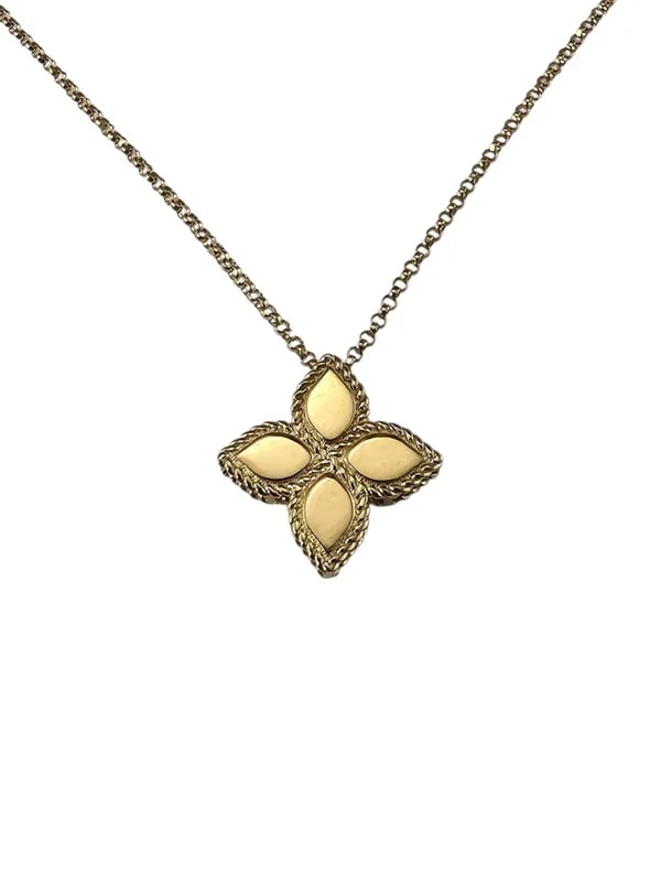 Roberto Coin — Roberto Coin 18K Yellow Gold Venetian Princess Flower — Jewelry — resale