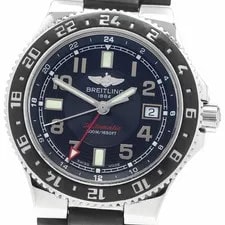 Breitling — Breitling A32380 Super Ocean Date GMT Automatic S With Box and 913545 — Watch — resale