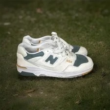 New Balance 550 Lace Up Athletic Low Top 4