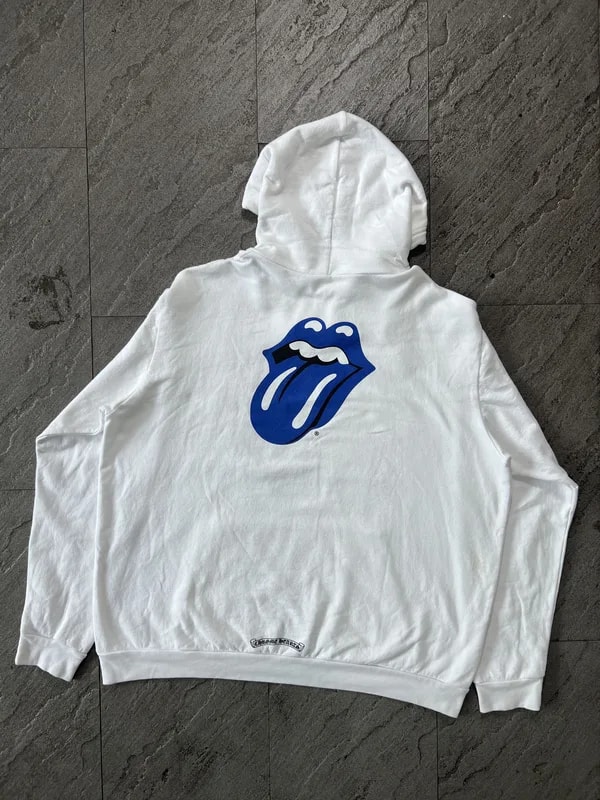Chrome Hearts — Hearts X Rolling Stones Tongue Hoodie — streetwear — resale