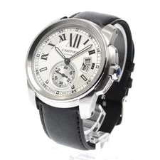 Cartier Calibre DE W7100037 42mm SS Silver #C4566 2