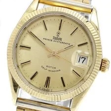 Tudor — Tudor Prince Oysterdate 7990/5 Yellow Gold Bezel Automatic — Watch — resale