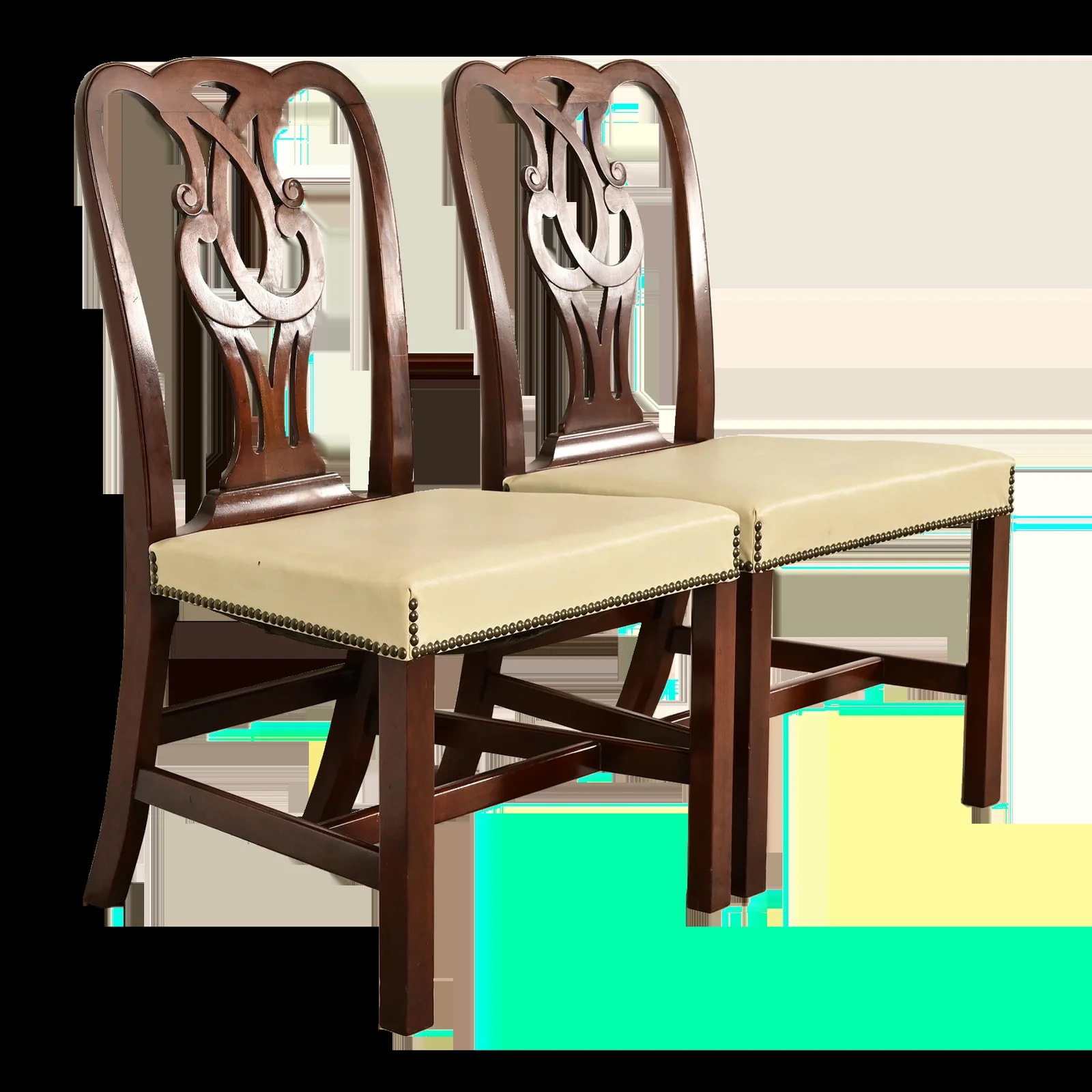 Baker Furniture Company — Baker Furniture Georgian Carved Side Or Dining , Pair — Furniture — resale