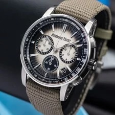 2026 Audemars Piguet Code 11.59 Smoke Dial Chronograph 26393QT Complete Set! 3