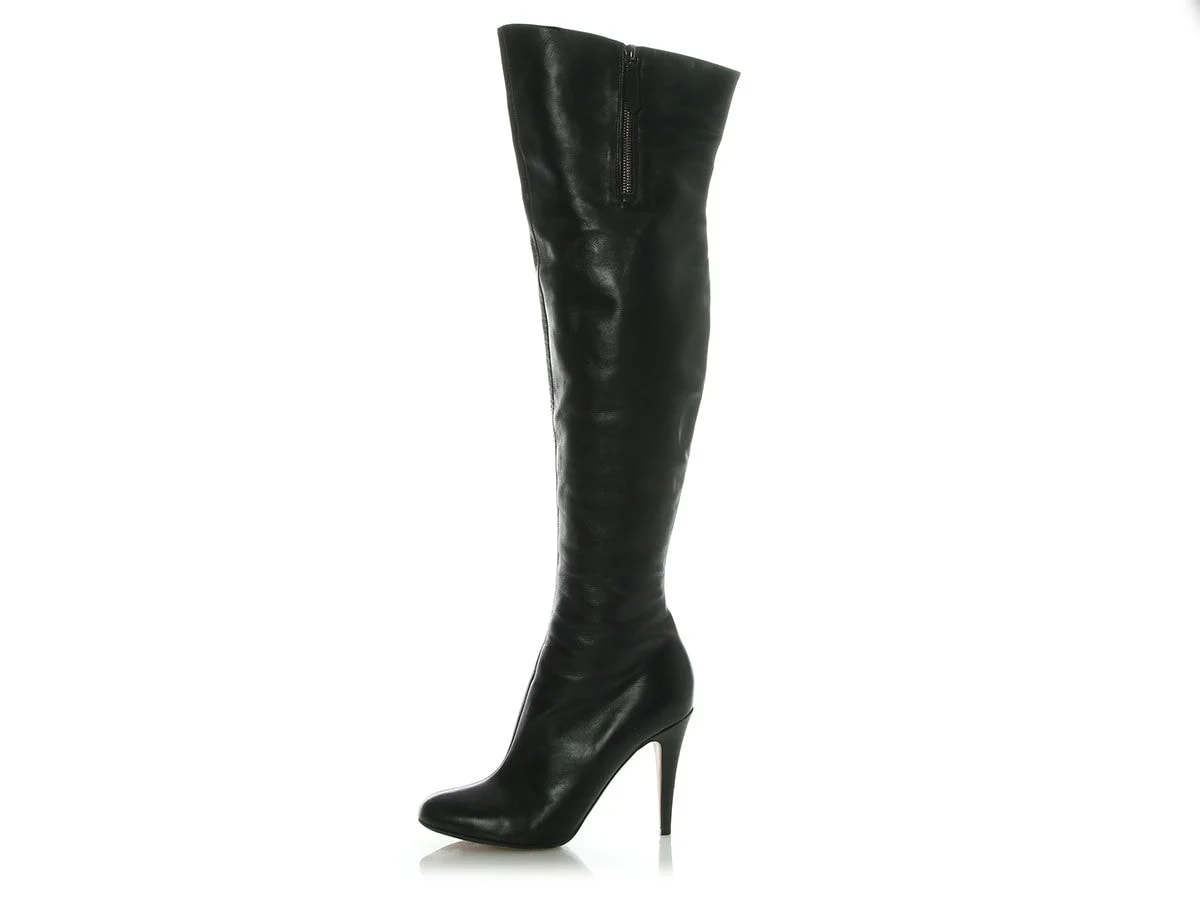 Valentino — Valentino Knee-High — Designer Shoe — resale