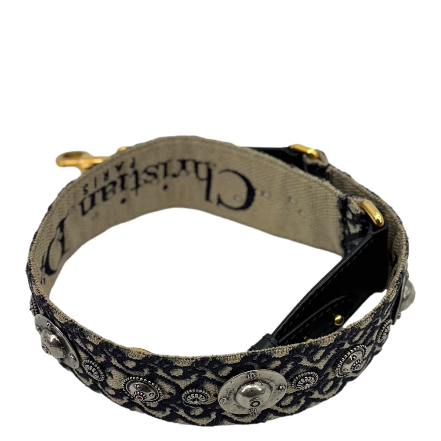 Christian Dior Studded Embroidered Strap 4
