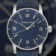 Audemars Piguet 11.59 Blue 18k White Gold ref#15210BC 2