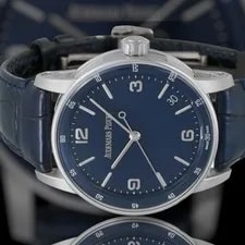 Audemars Piguet 11.59 Blue 18k White Gold ref#15210BC 4