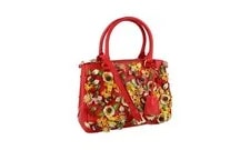 Prada Flower Applique Galleria Hand Made 2
